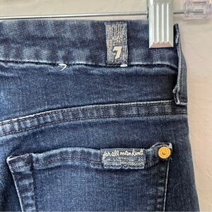 7 For All Mankind “The Skinny” Women’s Jeans Size 24 Dark Wash